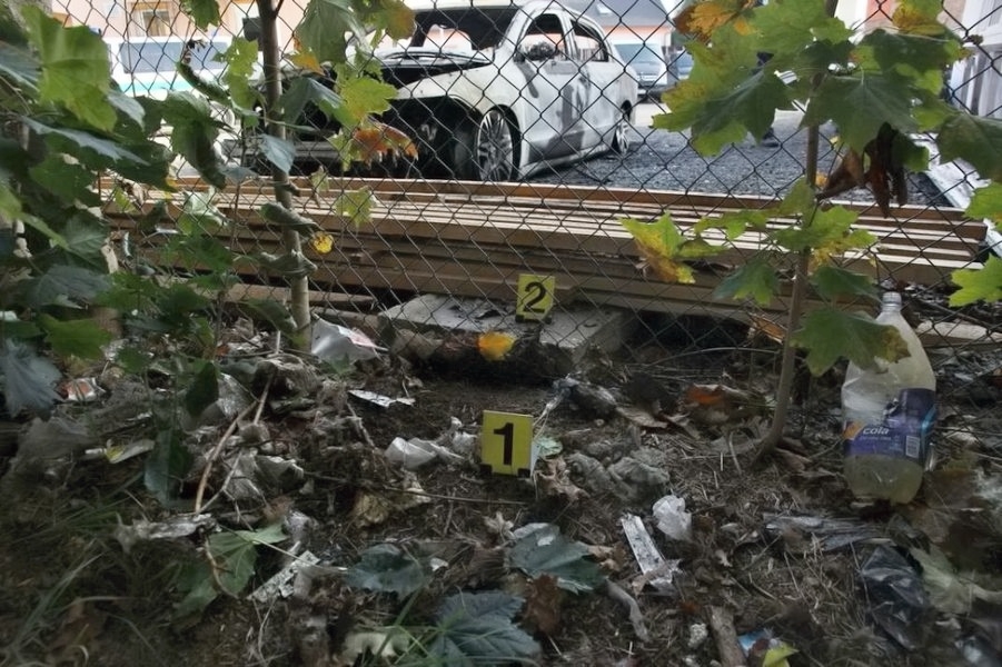 Zábřeh - poškozené vozidlo na ulici ČSA