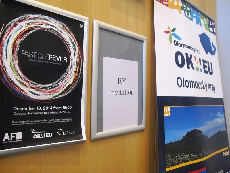 Academia Film Olomouc představil v Bruselu Částicovou horečku