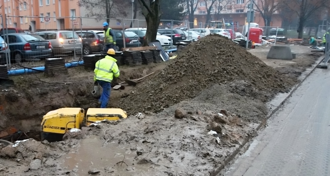 rekonstrukce kanalizace v Šumperku foto:sumpersko.net