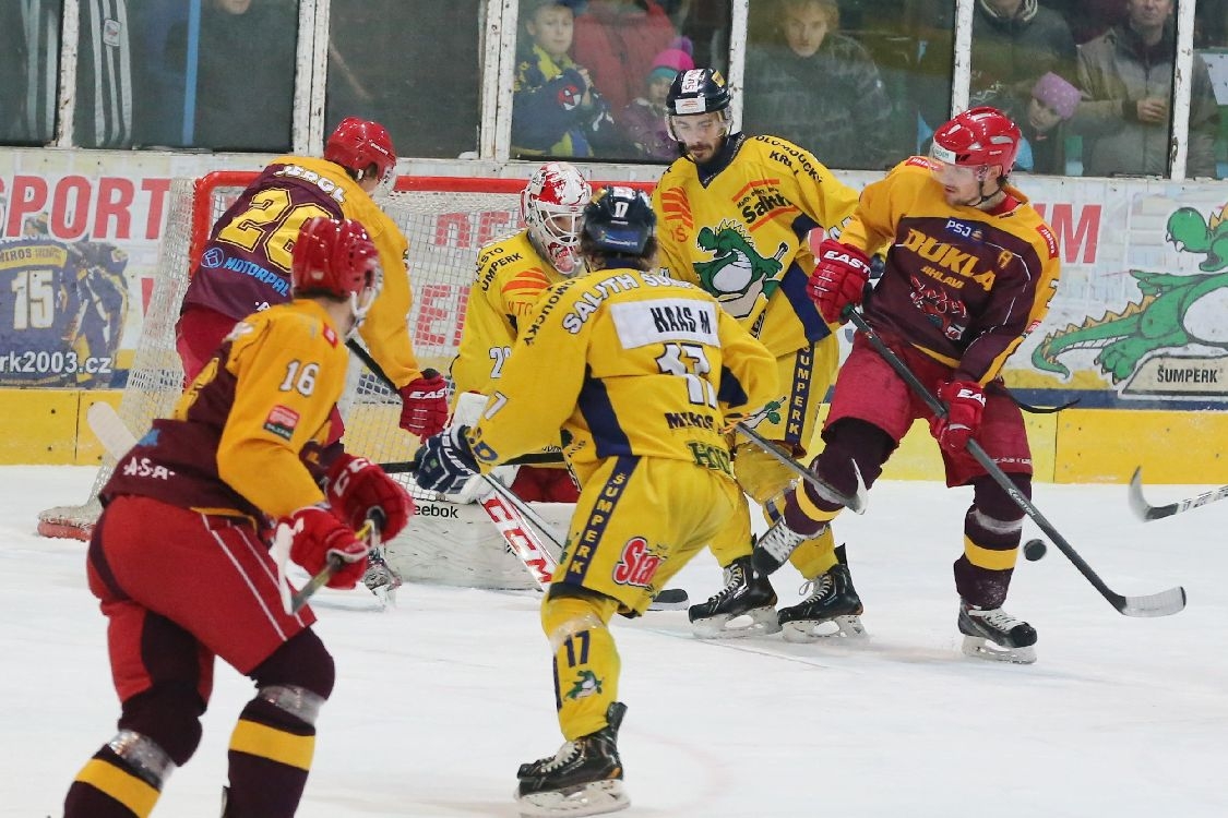 Salith Šumperk vs HC Dukla Jihlava foto:sumpersko.net