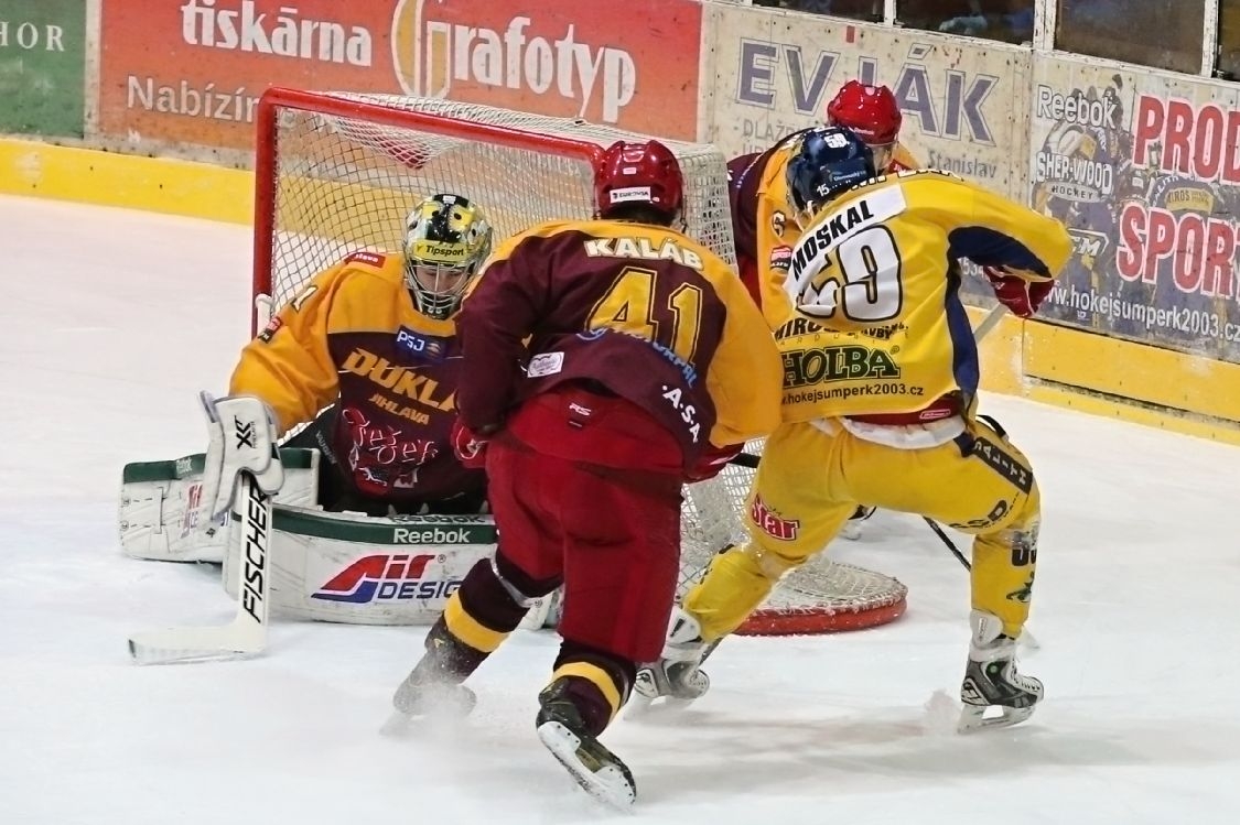 Salith Šumperk vs HC Dukla Jihlava foto:sumpersko.net