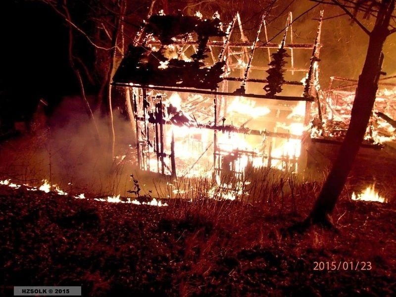 Jakubovice - noční požár rodinného domu