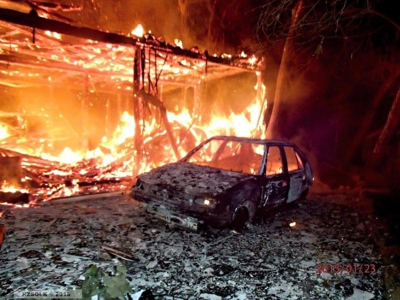 Jakubovice - noční požár rodinného domu