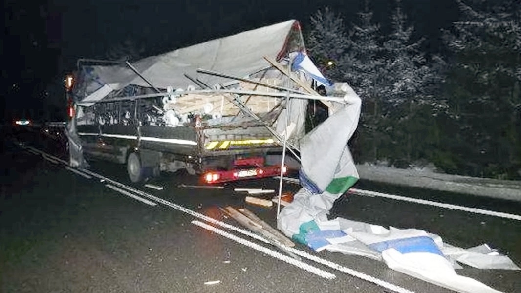 DN mezi obcemi Moravská Třebová a Mohelnice zdroj foto: PČR