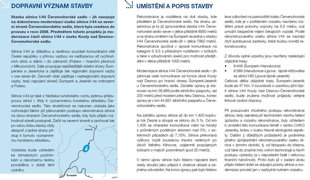 popis projektu zdroj: ŘSD