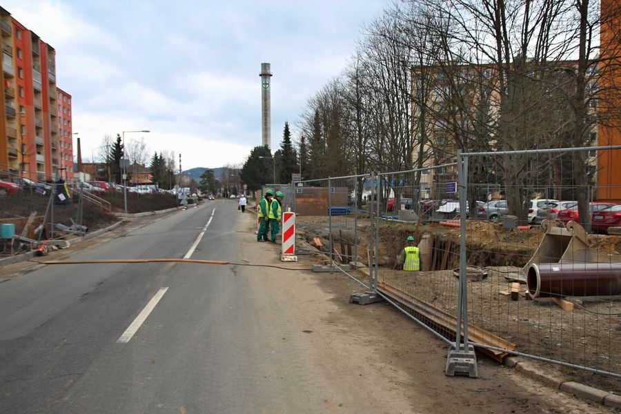 Šumperk - rekonstrukce kanalizační sítě foto: sumpersko.net