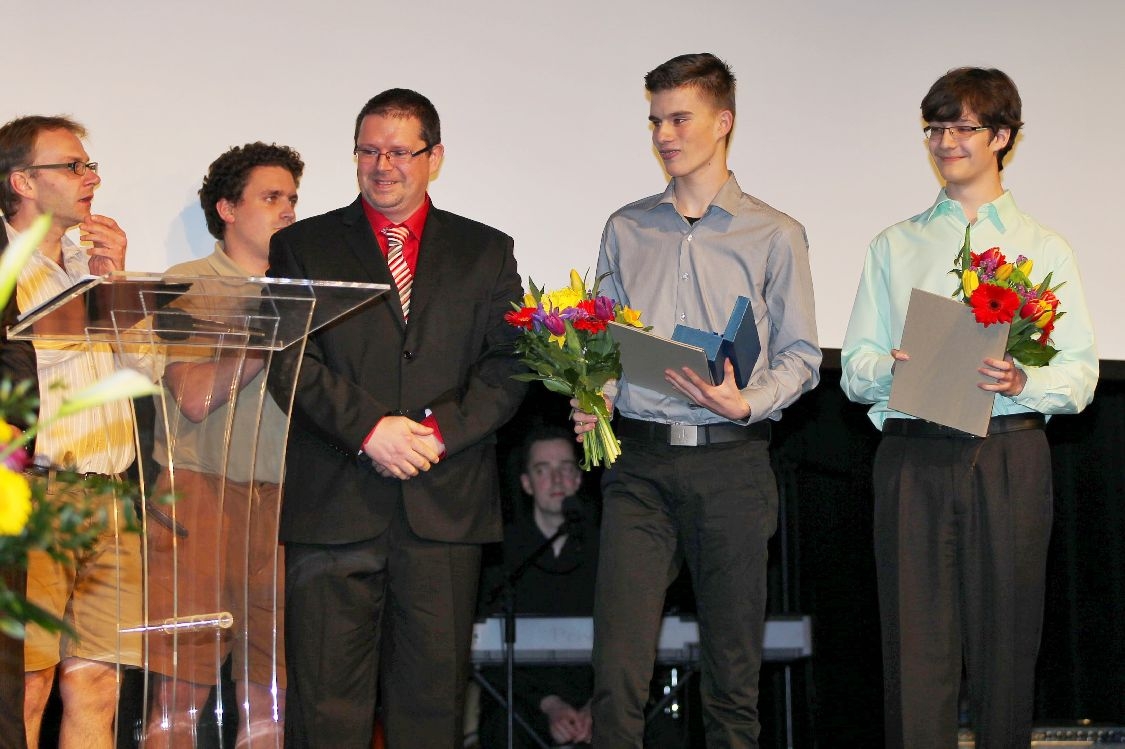 Ceny města Šumperka 2014 - slavnostní večer - Jakub Gloza a Jan Šefl foto: sumpersko.net