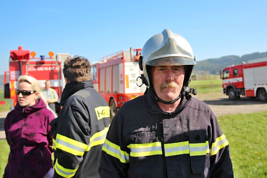 Oto Kvasňovský, velitel hasičů v Branné foto: sumpersko.net
