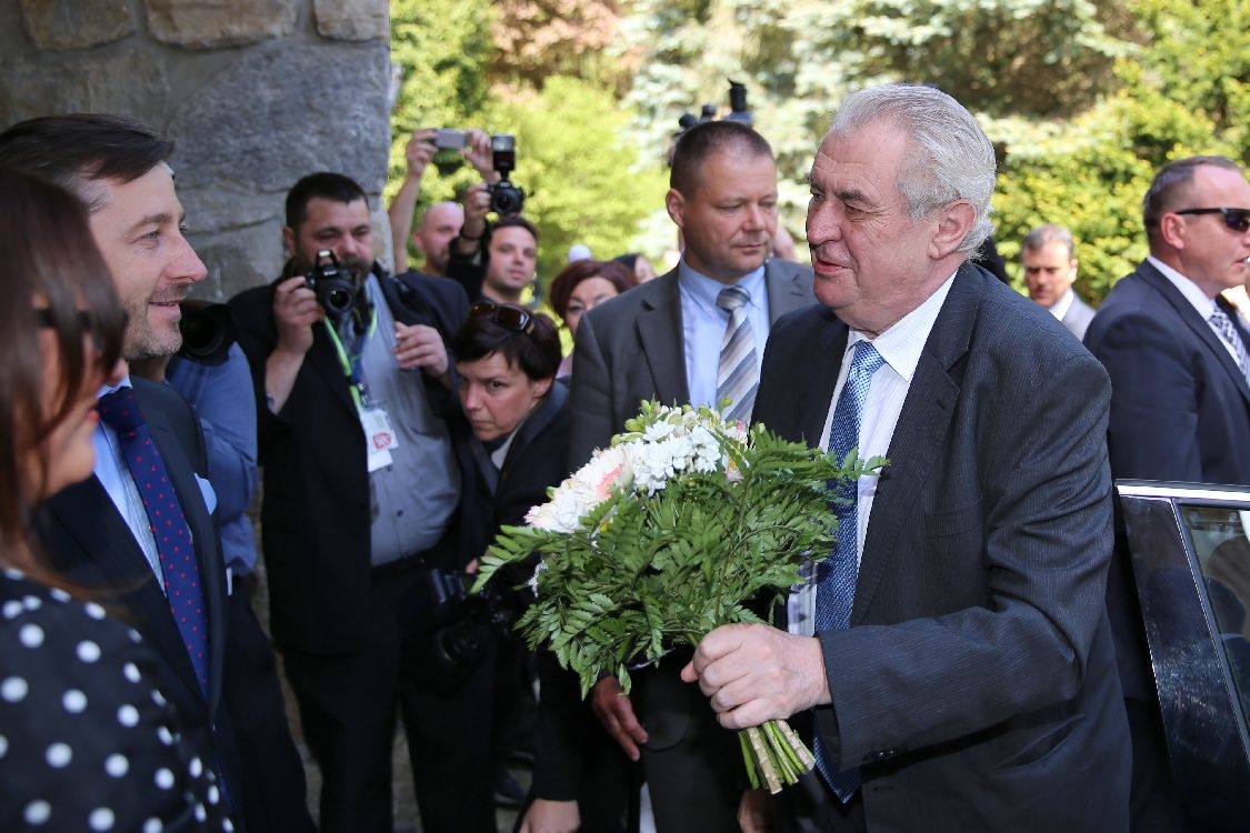 prezident Miloš Zeman v Lázních Velké Losiny foto: sumpersko.net