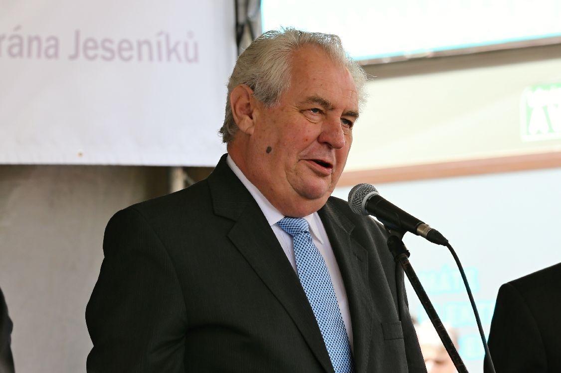 prezident Miloš Zeman v Šumperku foto: sumpersko.net