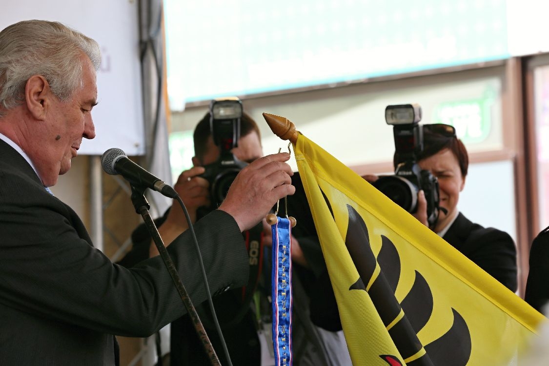 prezident Miloš Zeman v Šumperku foto: sumpersko.net