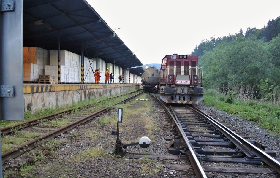 vlečka Olšany zdroj foto: Drážní inspekce