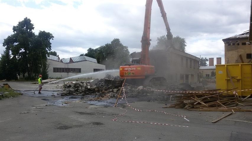 Šumperk - demolice požární stanice zdroj foto: HZS Ok