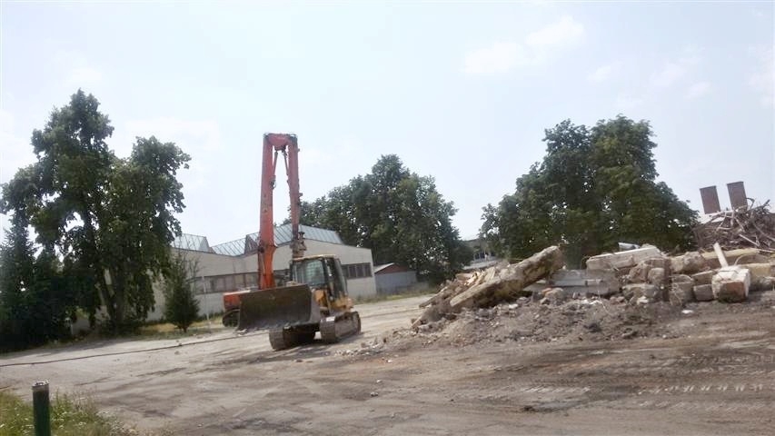 Šumperk - demolice požární stanice zdroj foto: HZS Ok