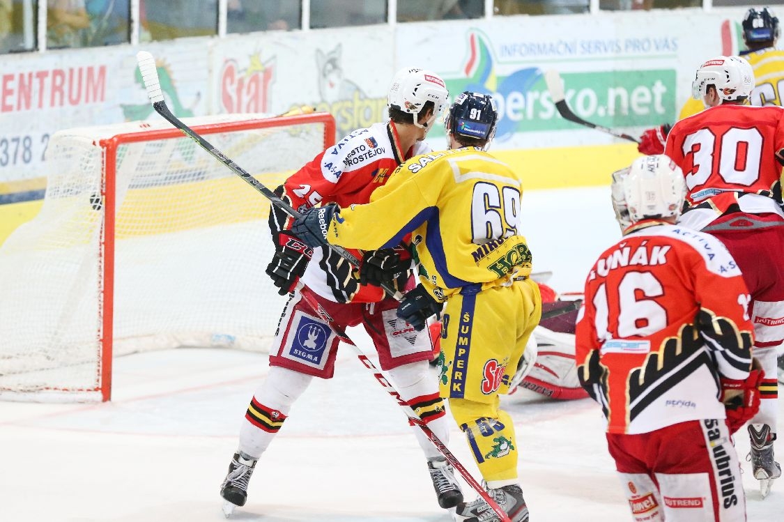 Šumperk vs Prostějov - branka foto: sumpersko.net