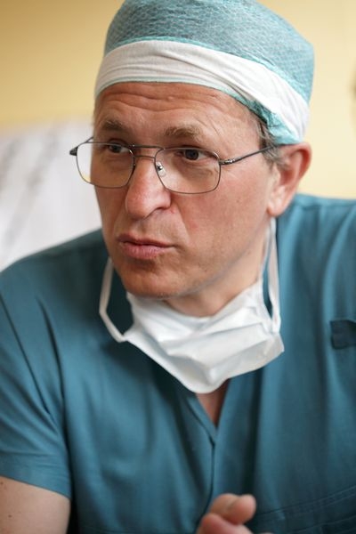 primář ortopedického oddělení Nemocnice Šumperk MUDr. Zdeněk Štěpán zdroj foto: H. Szotkowská