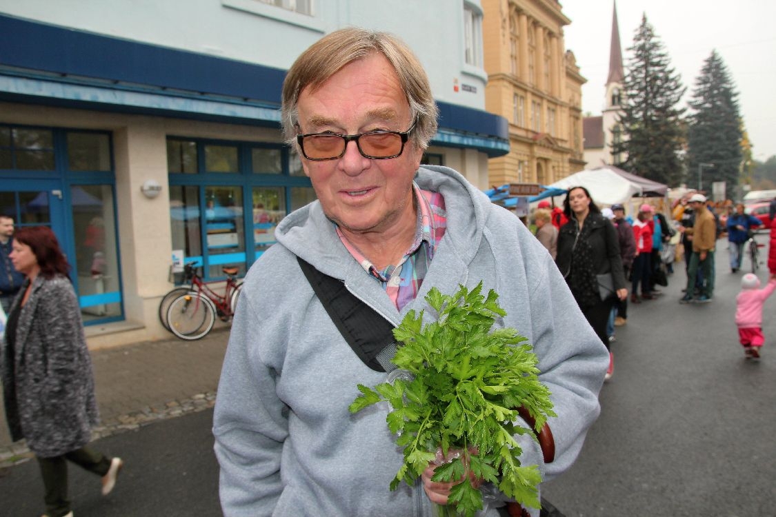 nestor šumperskéh divadla herec Petr Král si našel čas a navštívil FT foto: sumperko.net