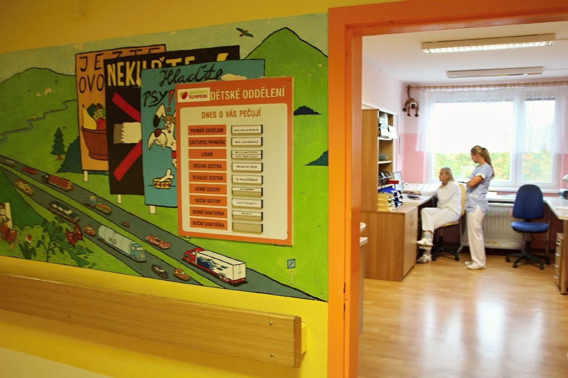 Nemocnice Šumperk - dětské oddělení foto: sumpersko.net