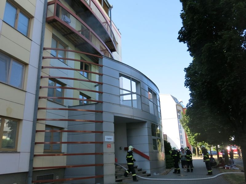 Olomouc - zásah hasičů na kolejích UP zdroj foto: HZS Ok