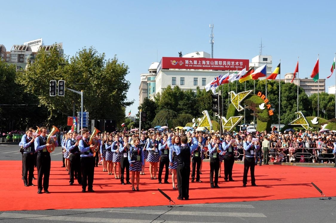 Zábřežský orchestr na festivalu SBIAF v čínské Šanghaji zdroj foto: P. Kucinová