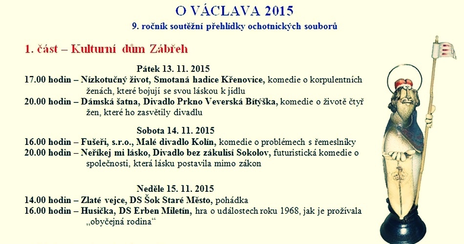 O Václava 2015 - program