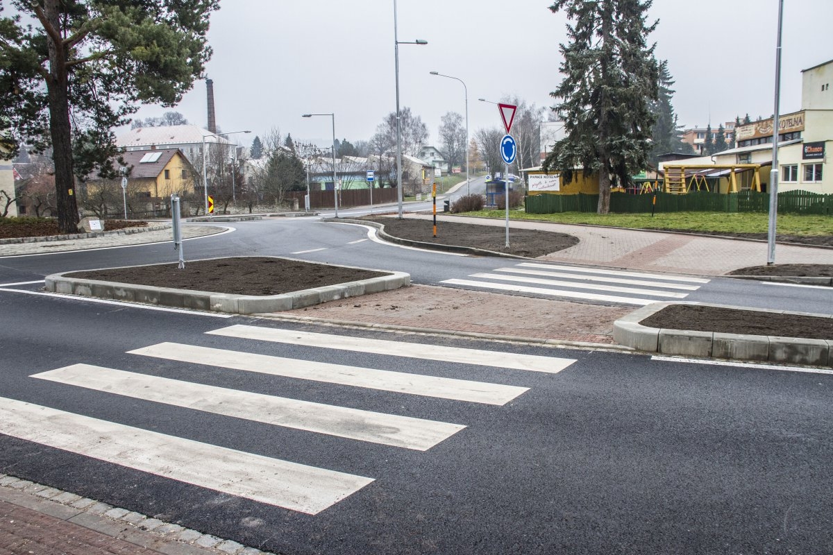 Šumperk - rekonstruovaná křižovatka zdroj foto: Olk