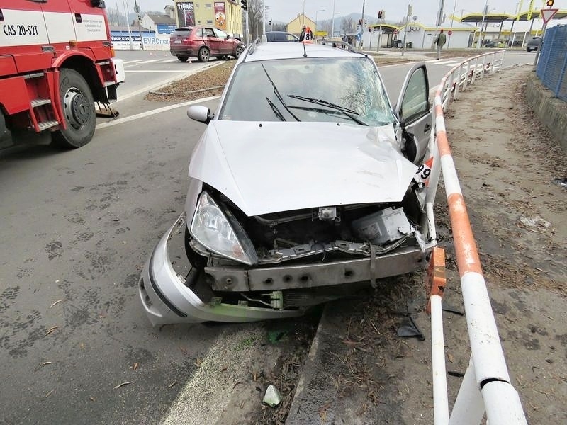 DN na křižovatce ulic Jesenická a Žerotínova zdroj foto: PČR