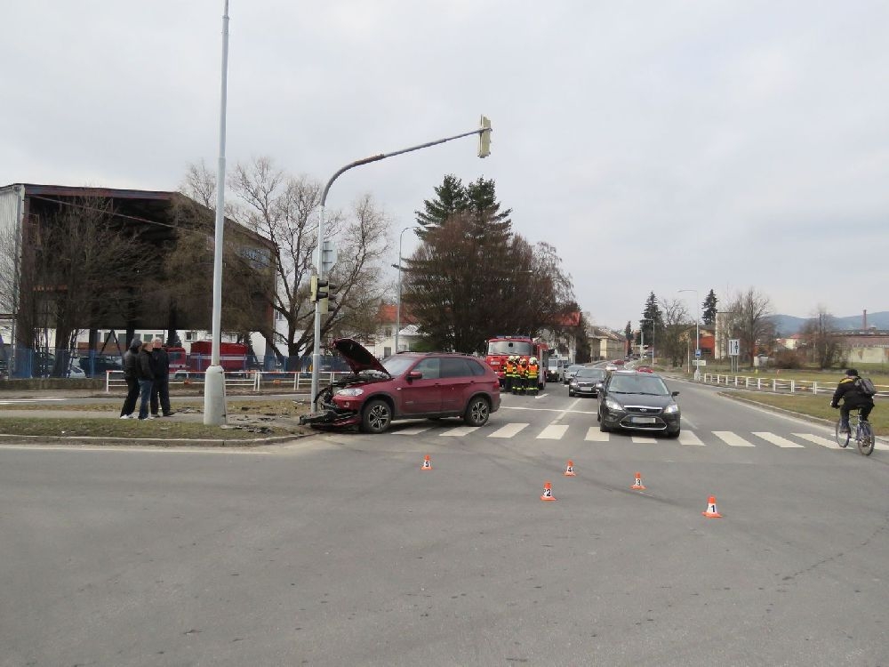 DN Šumperk - křižovatka ulic Jesenická a Žerotínova zdroj foto: PČR