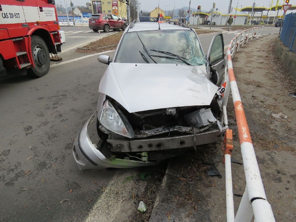 DN Šumperk - křižovatka ulic Jesenická a Žerotínova zdroj foto: PČR