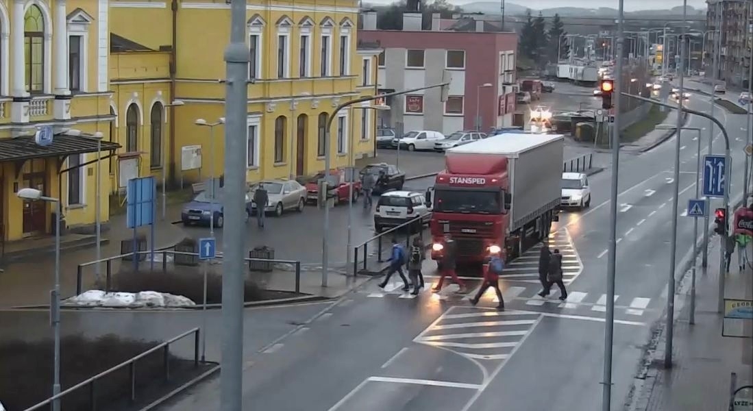 Šumperk - policie hledá svědky incidentu před nádražím zdroj foto: PČR