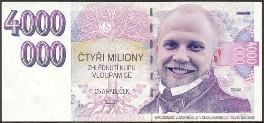 4miliony zhlednuti klipu zdroj: O5 a Radeček