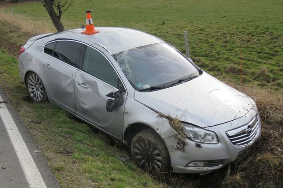 DN mezi obcemi Uhelná a Vlčice zdroj foto: PČR