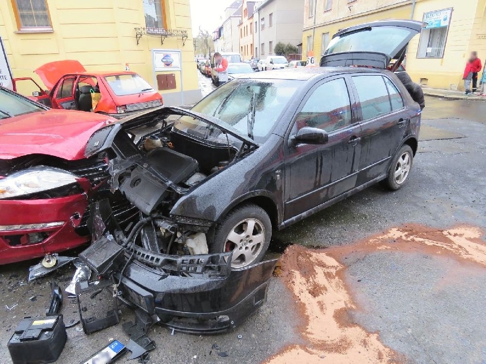 Šumperk DN na křižovatce ulic Vančurova a Boženy Němcové zdroj foto: PČR