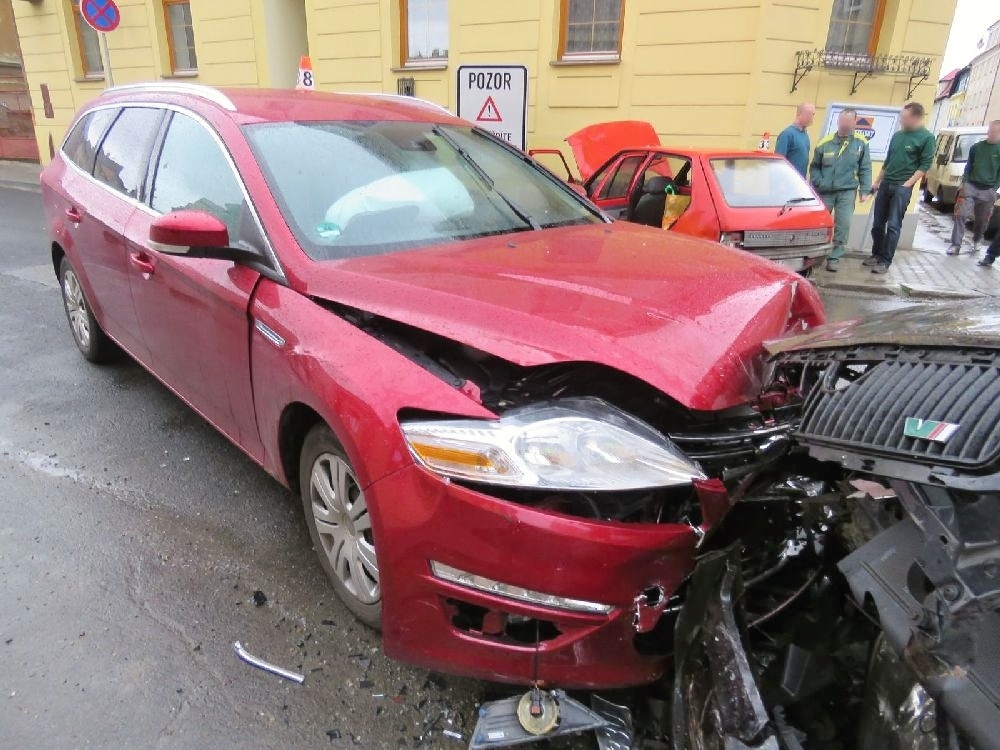 Šumperk DN na křižovatce ulic Vančurova a Boženy Němcové zdroj foto: PČR