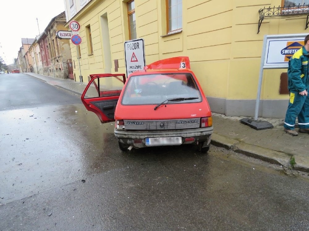 Šumperk DN na křižovatce ulic Vančurova a Boženy Němcové zdroj foto: PČR