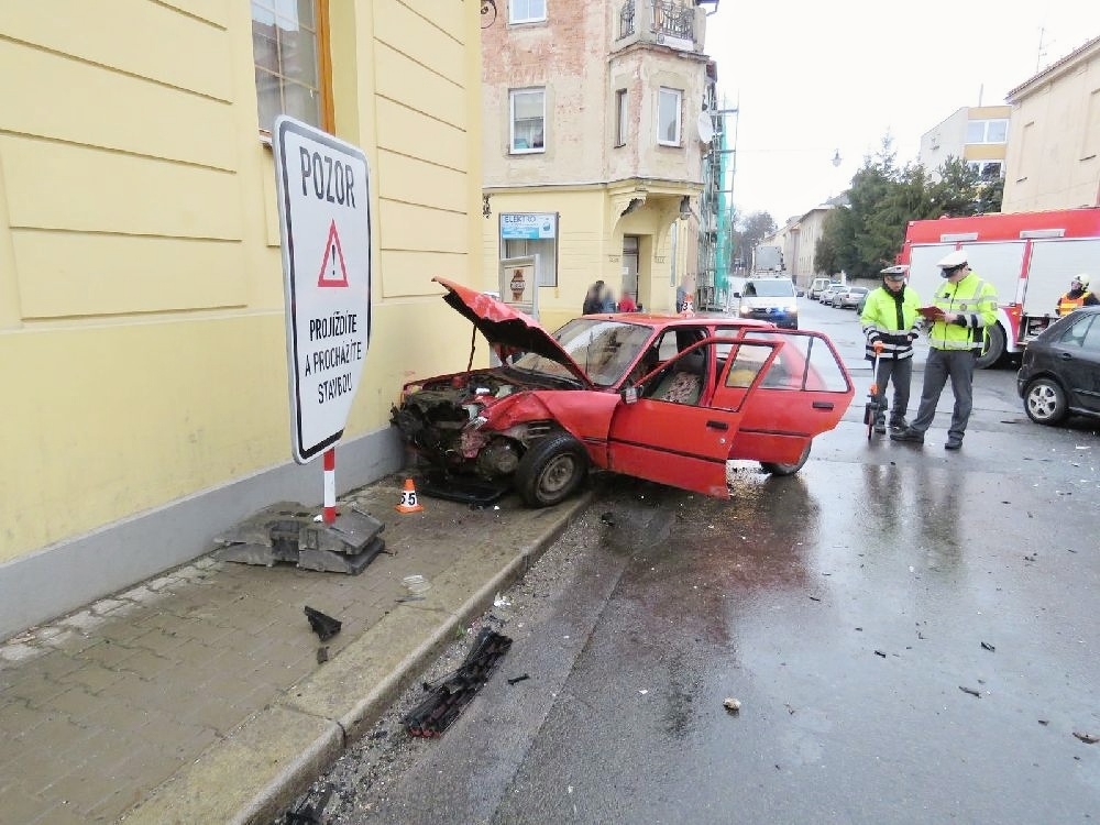 Šumperk DN na křižovatce ulic Vančurova a Boženy Němcové zdroj foto: PČR