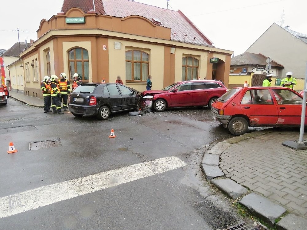 Šumperk DN na křižovatce ulic Vančurova a Boženy Němcové zdroj foto: PČR