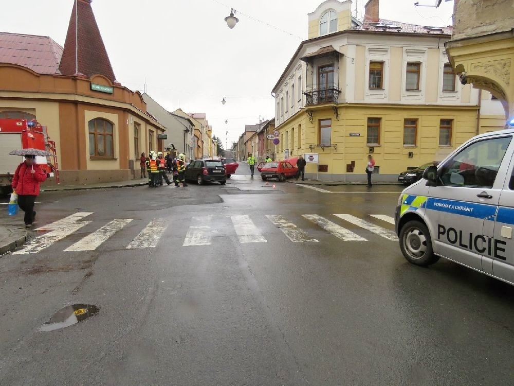 Šumperk DN na křižovatce ulic Vančurova a Boženy Němcové zdroj foto: PČR