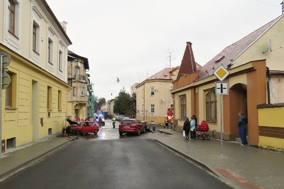 Šumperk DN na křižovatce ulic Vančurova a Boženy Němcové zdroj foto: PČR