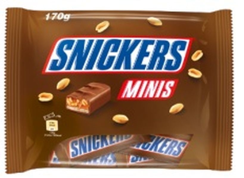 Snickers Minis sáček 170g zdroj: SZPI