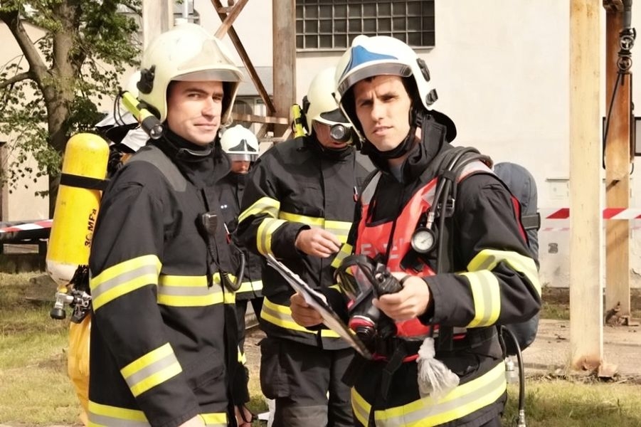 likvidace požáru v postřelmovské galvanovně - cvičení složek IZS zdroj foto: HZS Olk.