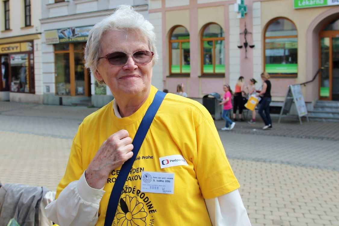 MUDr. Jiřina Koutná - předsedkyně Ligy proti rakovině v Šumperku foto: sumpersko.net