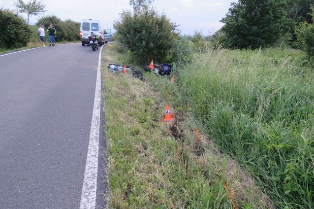 DN mezi obcemi Vidnava a Horní Heřmanice zdroj foto: PČR