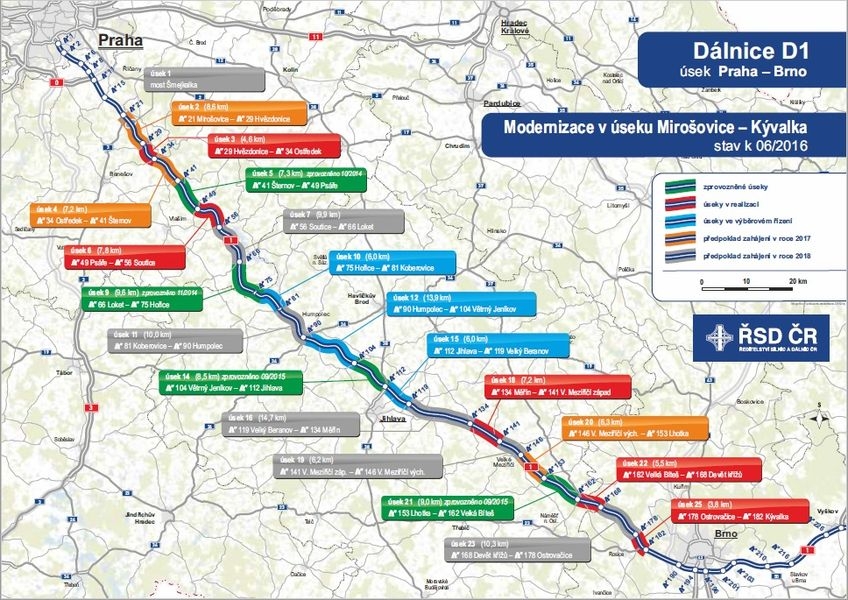 modernizace dálnice D1 zdroj: MD