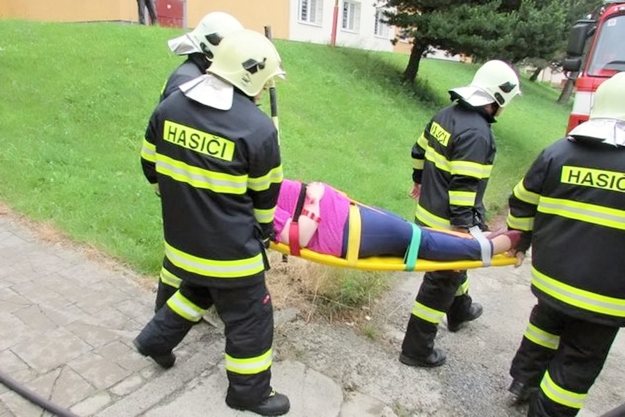 taktické cvičení složek IZS Jeseník zdroj foto: PČR