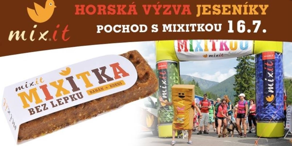 RP - Horská výzva Jeseníky - pozvánka na Pochod s Mixitkou