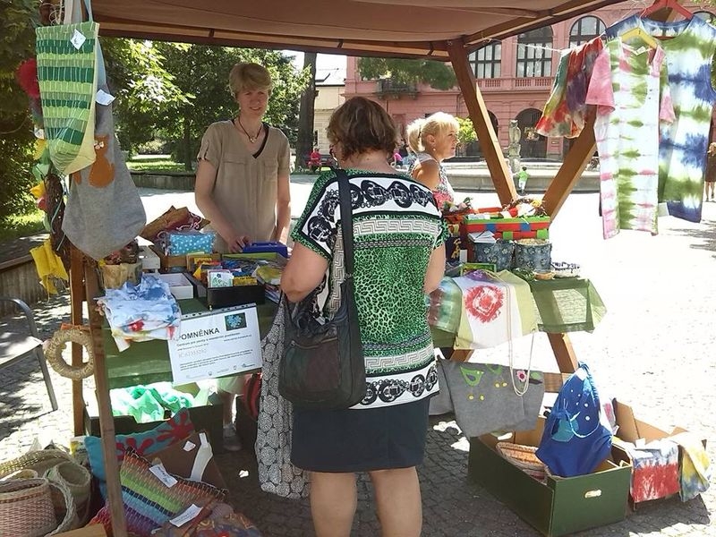 FT Šumperk - stánek centra Pomněnka zdroj foto: L. Hošková