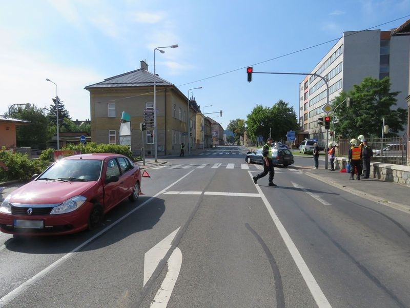 DN Šumperk - křižovatka ulic Jeremenkovy a Lidické zdroj foto: PČR