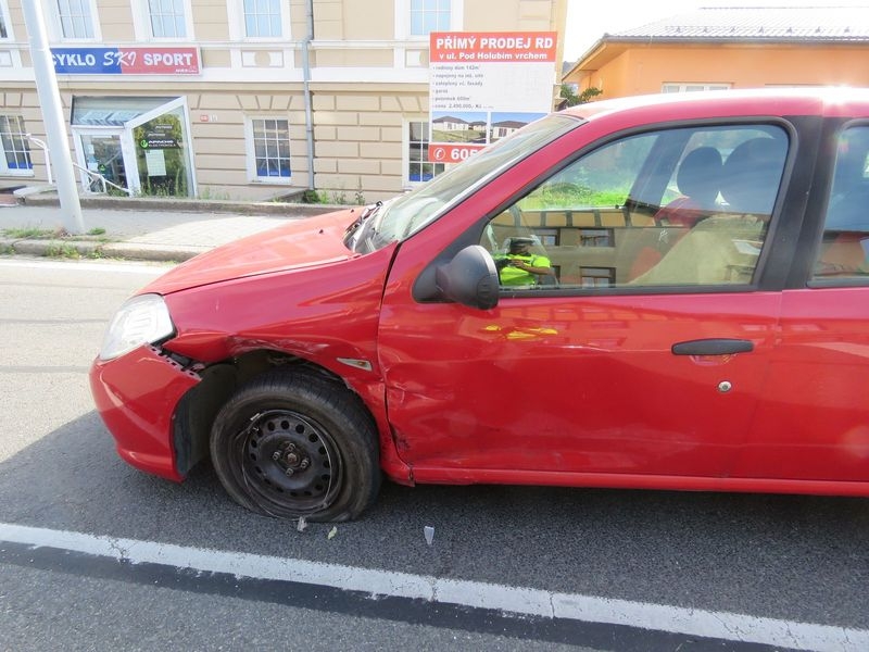 DN Šumperk - křižovatka ulic Jeremenkovy a Lidické zdroj foto: PČR