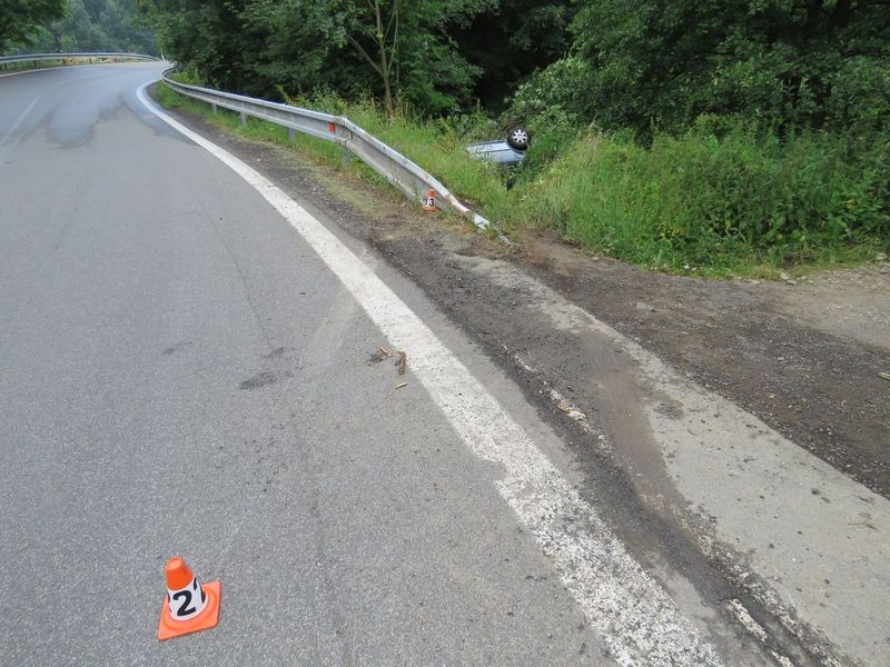 DN mezi Štíty a Horními Heřmanicemi zdroj foto: PČR